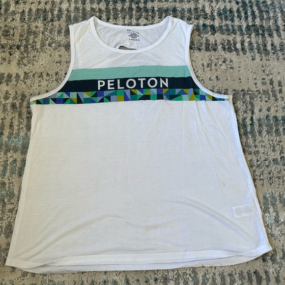 Peloton Tops - Peloton Spring Geo Slash Back Tank Top. Size XL